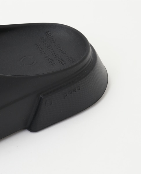 【Paes/ペイズ】Slide Basic Line | PAYES03 / リカバリーサンダル 詳細画像 ブラック 20