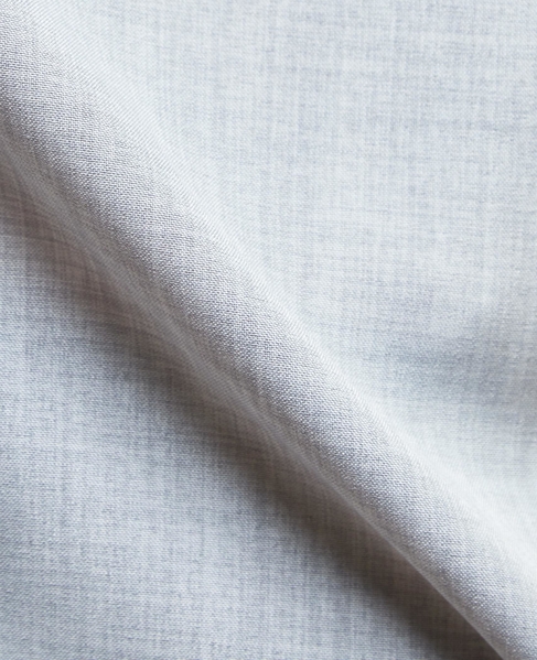 リネンライクスラブエステル / スタンダード半袖バンドカラーシャツ 詳細画像 ベージュ 11