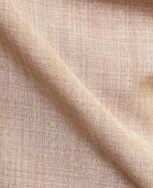 リネンライクスラブエステル / スタンダード半袖バンドカラーシャツ 詳細画像 ベージュ 9