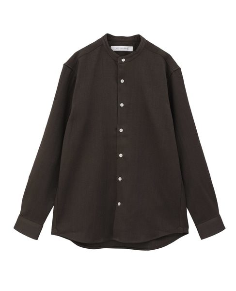 ウーリースラブオックス スタンダードバンドカラーシャツ 詳細画像 ホワイト 11