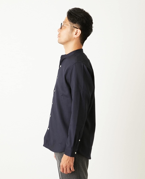 ウーリースラブオックス スタンダードバンドカラーシャツ 詳細画像 ホワイト 3