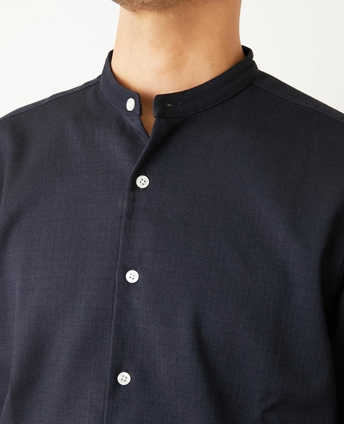 ウーリースラブオックス スタンダードバンドカラーシャツ 詳細画像 ホワイト 6