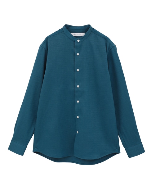 ウーリースラブオックス スタンダードバンドカラーシャツ 詳細画像 ホワイト 9