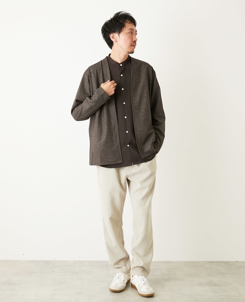 ウーリースラブオックス スタンダードバンドカラーシャツ 詳細画像 ブルーグリーン 3