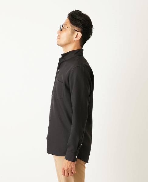 スリムフィットワンピースカラーシャツ 詳細画像 レッド 3