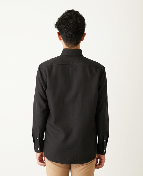 スリムフィットワンピースカラーシャツ 詳細画像 レッド 4