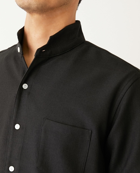 スリムフィットワンピースカラーシャツ 詳細画像 レッド 6