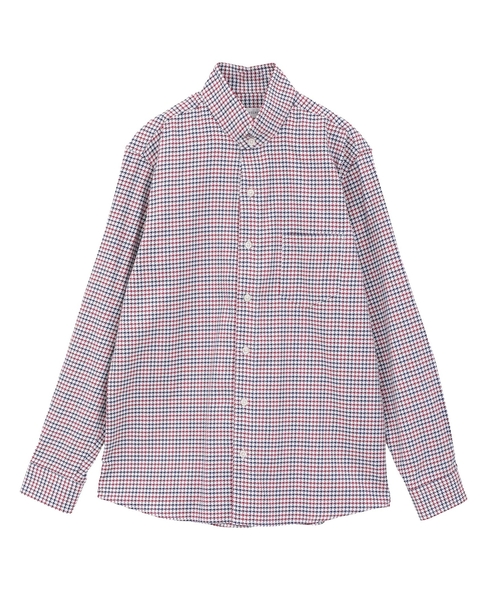 スリムフィットワンピースカラーシャツ 詳細画像 レッド 8