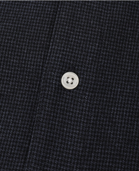 スリムフィットワンピースカラーシャツ 詳細画像 ネイビー 9