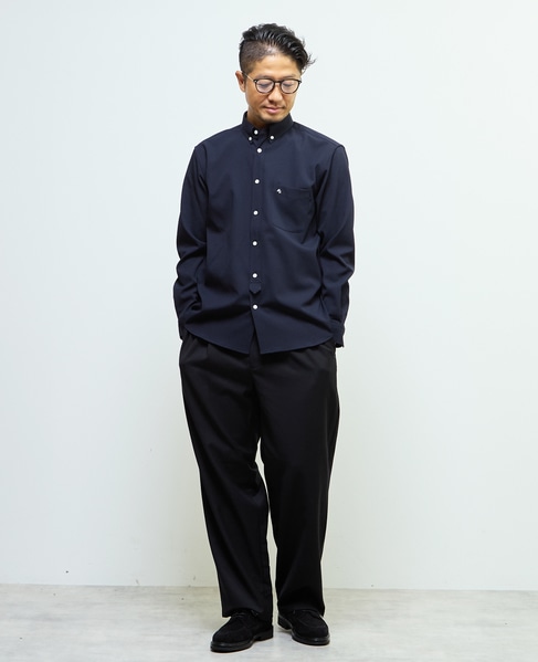 ドビーオックス スタンダードボタンダウンカラーシャツ 詳細画像 ブラウン 25