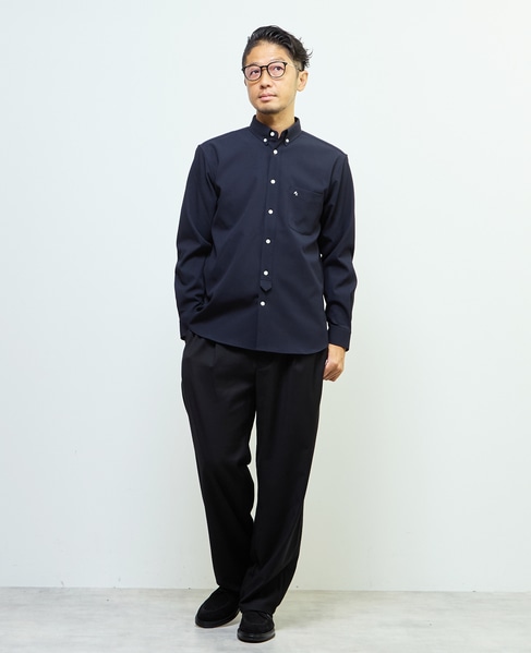 ドビーオックス スタンダードボタンダウンカラーシャツ 詳細画像 ブラウン 26