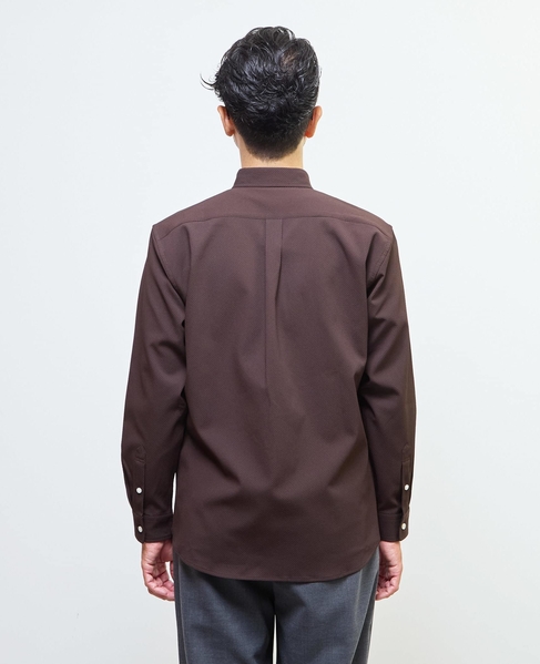 ドビーオックス スタンダードボタンダウンカラーシャツ 詳細画像 ブラウン 4