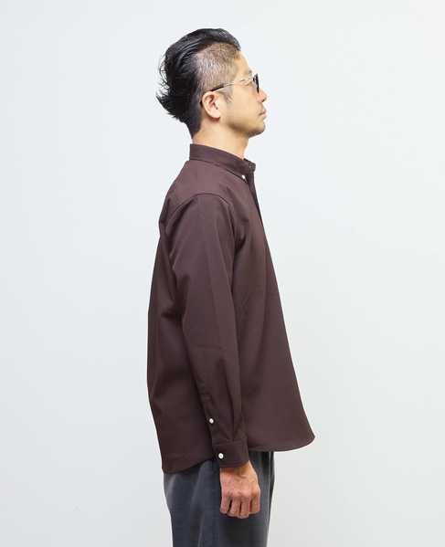 ドビーオックス スタンダードボタンダウンカラーシャツ 詳細画像 ブラウン 5
