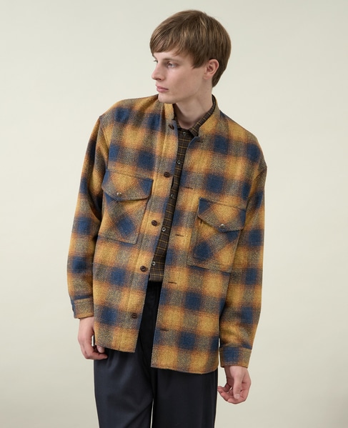 【1978 MEN'S MELROSE】フォレストワーカーオーバーシャツ 詳細画像 イエロー 1