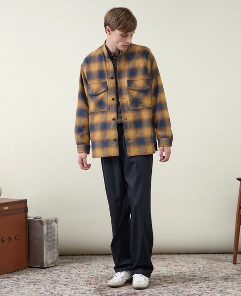 【1978 MEN'S MELROSE】フォレストワーカーオーバーシャツ 詳細画像 イエロー 12