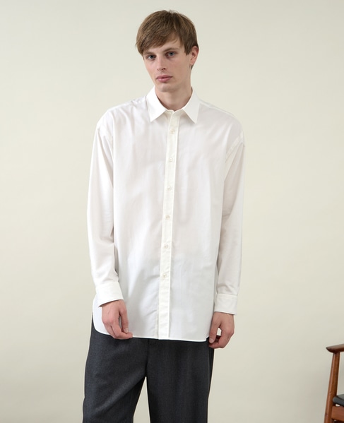 【1978 MEN'S MELROSE】レギュラーカラーシャツ 詳細画像 ホワイト 1