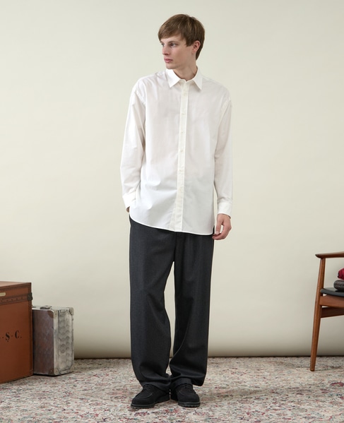 【1978 MEN'S MELROSE】レギュラーカラーシャツ 詳細画像 ホワイト 10