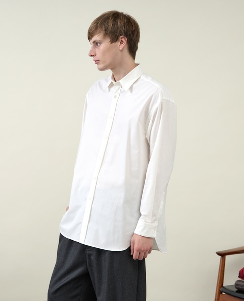 【1978 MEN'S MELROSE】レギュラーカラーシャツ 詳細画像 ホワイト 9