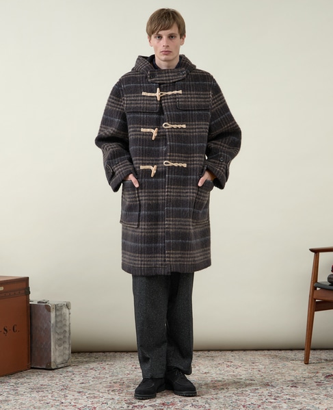 【1978 MEN'S MELROSE】ボンディングダッフルコート 詳細画像 ネイビー 14