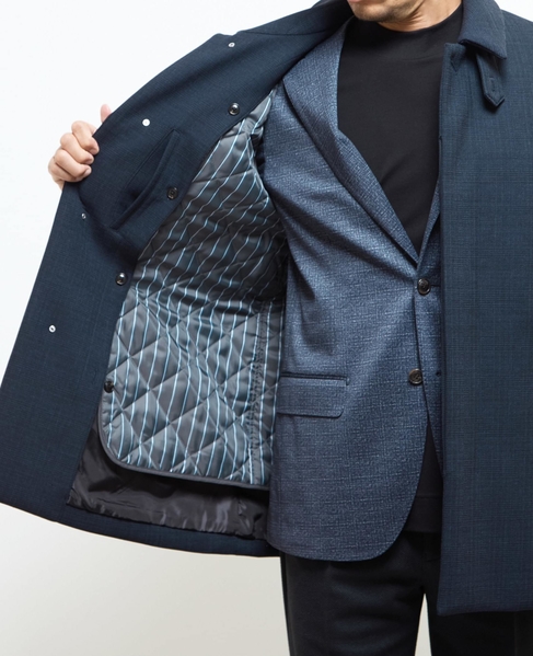 ウレタンボンディングバルカラーコート | 防風 詳細画像 ネイビー 10