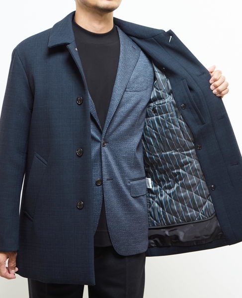 ウレタンボンディングバルカラーコート | 防風 詳細画像 ネイビー 11