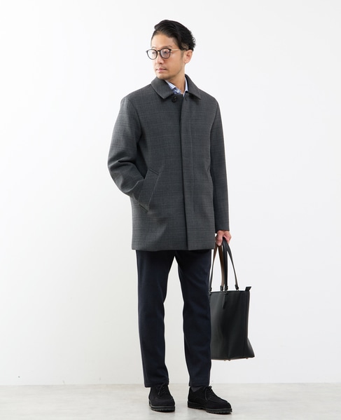 ウレタンボンディングバルカラーコート | 防風 詳細画像 ネイビー 16