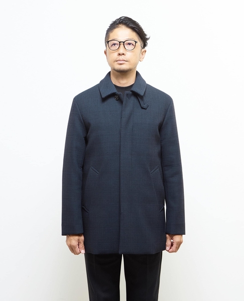 ウレタンボンディングバルカラーコート | 防風 詳細画像 ネイビー 2