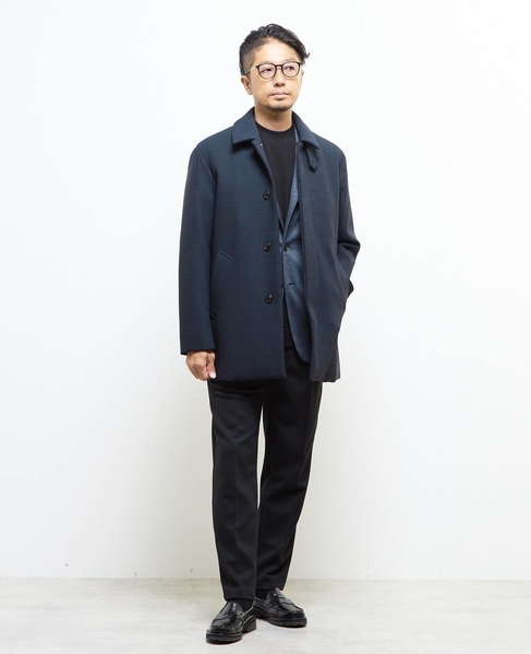 ウレタンボンディングバルカラーコート | 防風 詳細画像 ネイビー 21