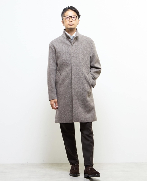 ウレタンボンディングスタンドカラーコート 詳細画像 ブラウン 16