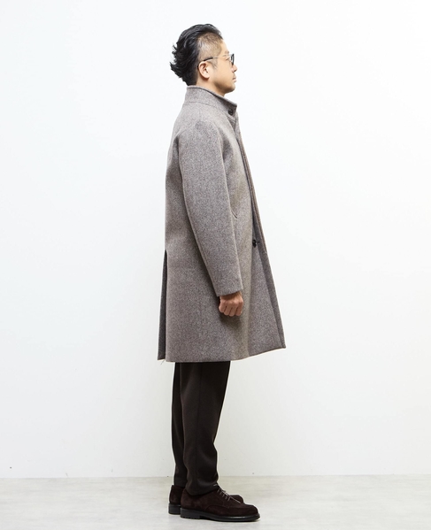 ウレタンボンディングスタンドカラーコート 詳細画像 ブラウン 5