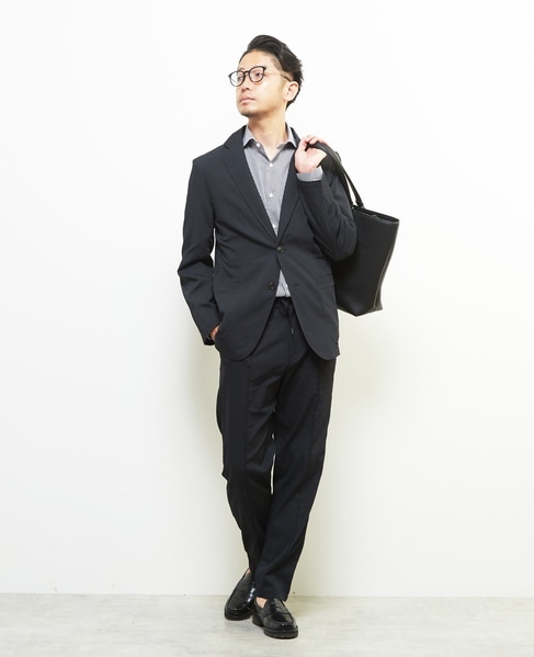 ドットエアーサッカーエアリージャケット(セットアップ可) 詳細画像 ネイビー 19