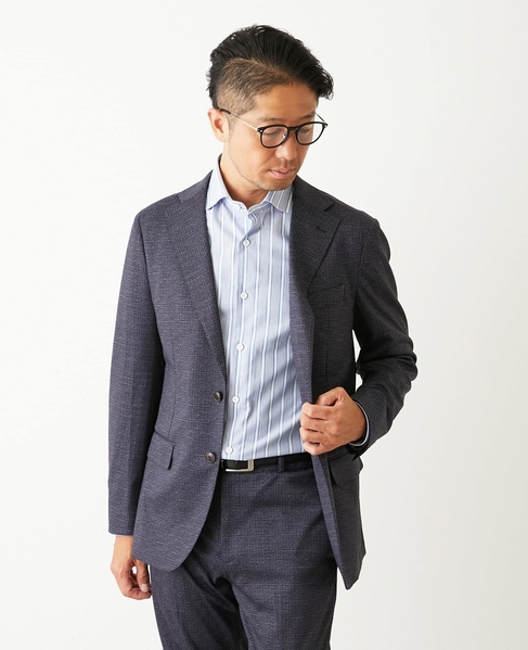 プリントテックジャージ コンフォートジャケット(セットアップ可) 詳細画像 グレー 19