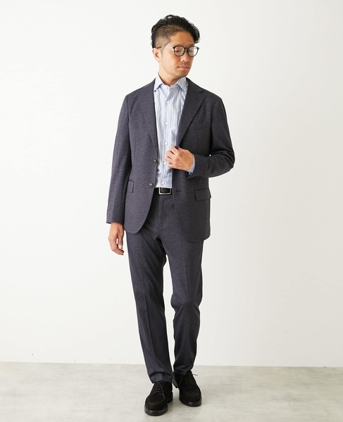 プリントテックジャージ コンフォートジャケット(セットアップ可) 詳細画像 グレー 22