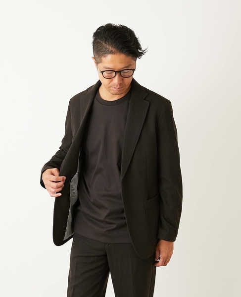 ウーリービシュウドビー コンフォートイージージャケット(セットアップ可) 詳細画像 ブラウン 1