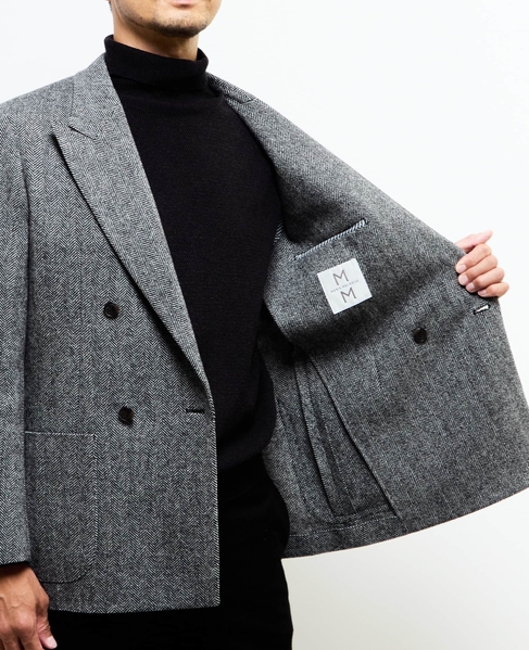 ブリティッシュウールコンフォートジャケット | 防シワ / 防臭 / 保温  詳細画像 グレー 11