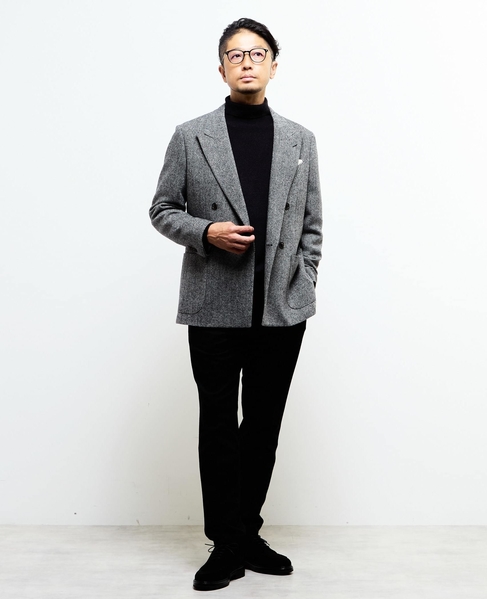 ブリティッシュウールコンフォートジャケット | 防シワ / 防臭 / 保温  詳細画像 グレー 18