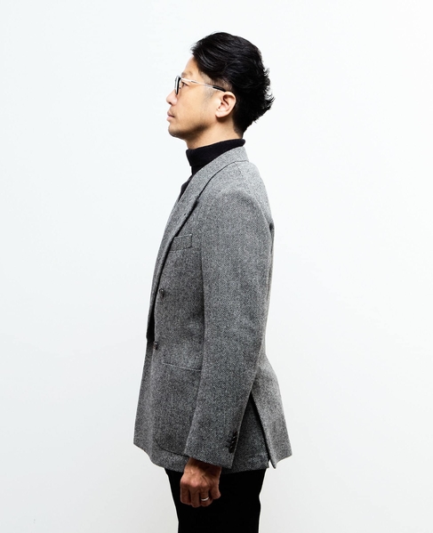 ブリティッシュウールコンフォートジャケット | 防シワ / 防臭 / 保温  詳細画像 グレー 3