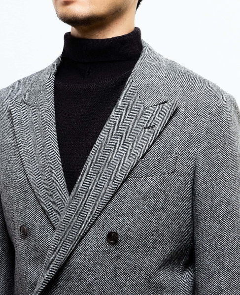 ブリティッシュウールコンフォートジャケット | 防シワ / 防臭 / 保温  詳細画像 グレー 6