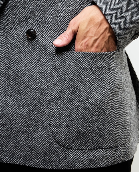 ブリティッシュウールコンフォートジャケット | 防シワ / 防臭 / 保温  詳細画像 グレー 8