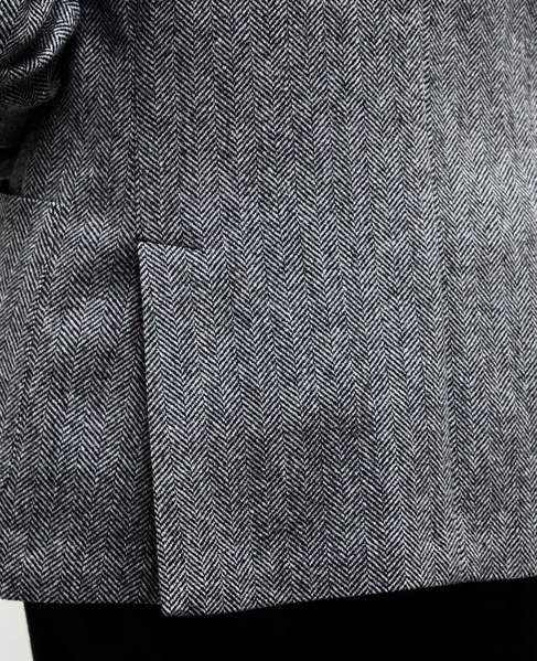 ブリティッシュウールコンフォートジャケット | 防シワ / 防臭 / 保温  詳細画像 グレー 9