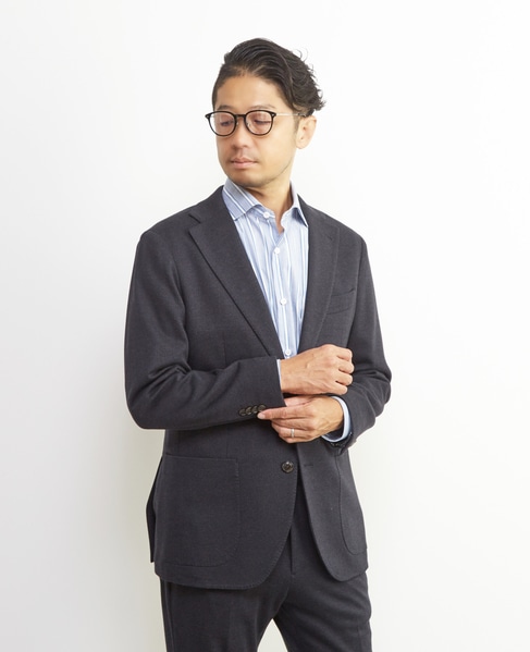 ムリネシリーズコンフォートジャケット(セットアップ可) 詳細画像 ネイビー 2