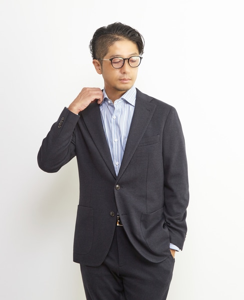 ムリネシリーズコンフォートジャケット(セットアップ可) 詳細画像 ネイビー 3