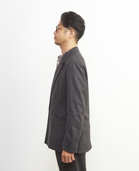 ツィーディージャージコンフォートジャケット(セットアップ可) 詳細画像 グレー 3