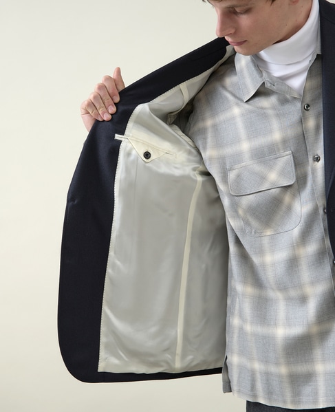 【1978 MEN'S MELROSE】シングルブレストジャケット 詳細画像 チャコールグレー 11