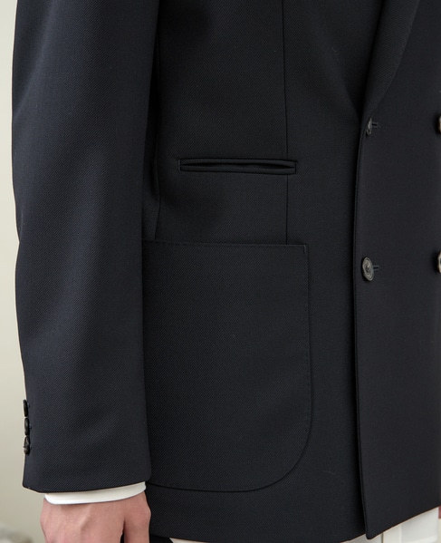 【1978 MEN'S MELROSE】ダブルブレストジャケット 詳細画像 チャコールグレー 10