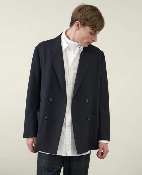 【1978 MEN'S MELROSE】ダブルブレストジャケット 詳細画像 チャコールグレー 16