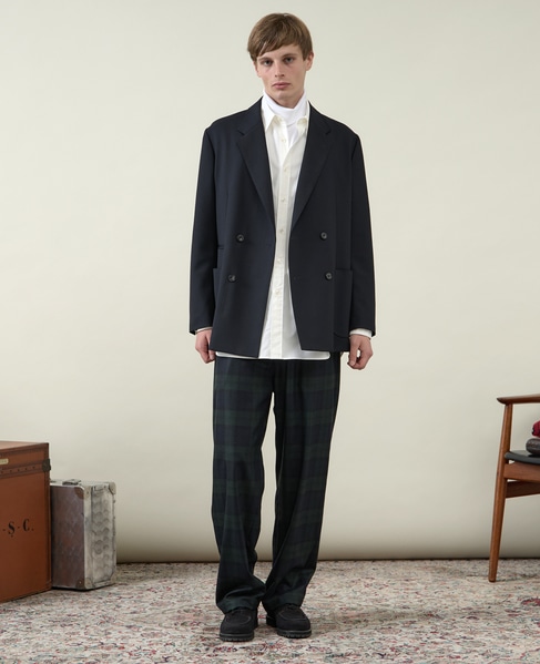 【1978 MEN'S MELROSE】ダブルブレストジャケット 詳細画像 チャコールグレー 17