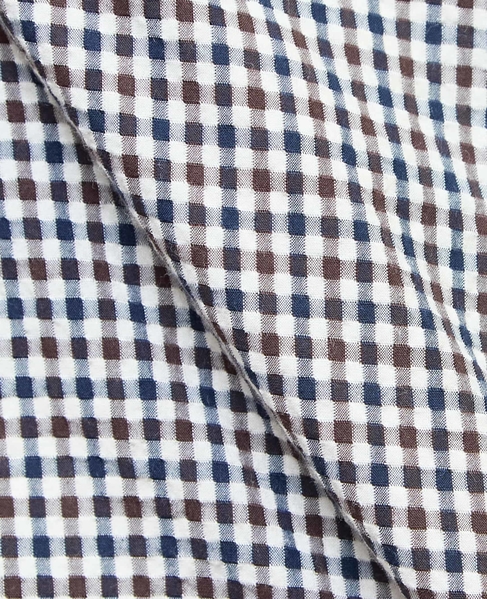 割繊タフタ×トラッドチェックリバーシブルハリントンジャケット 詳細画像 ボルドー 14