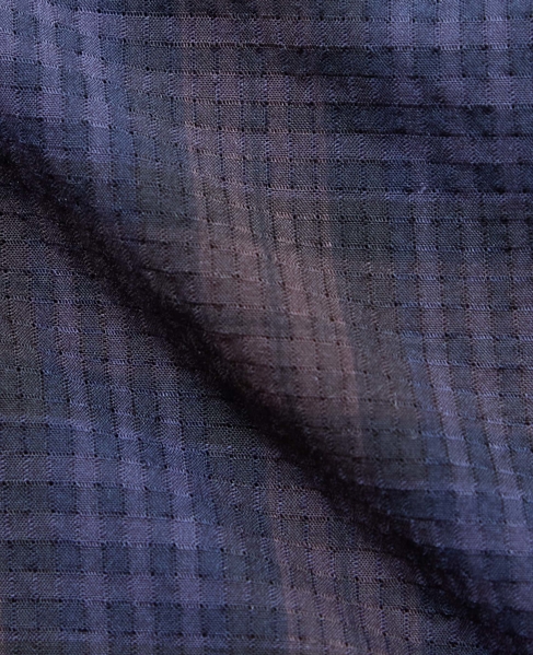 割繊タフタ×トラッドチェックリバーシブルハリントンジャケット 詳細画像 ボルドー 18