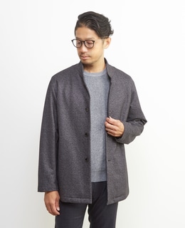 ダウンファブリックスタンドカラーブルゾン | 透湿 / 吸湿発熱 / ストレッチ